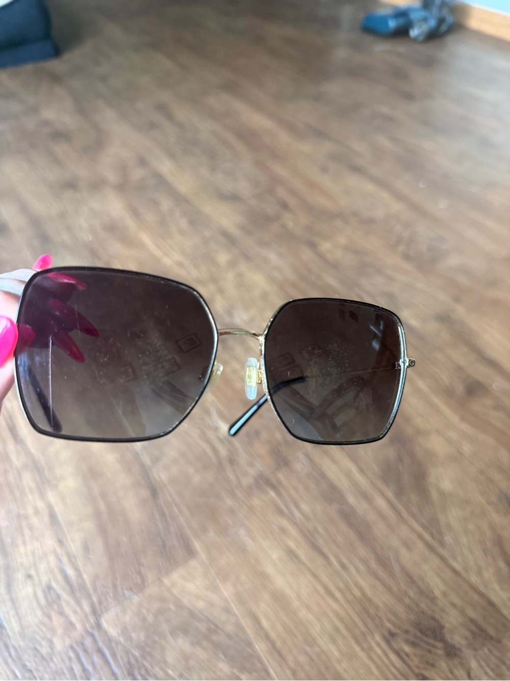 Women's Oversized Square Sunglasses - Brown Lenses